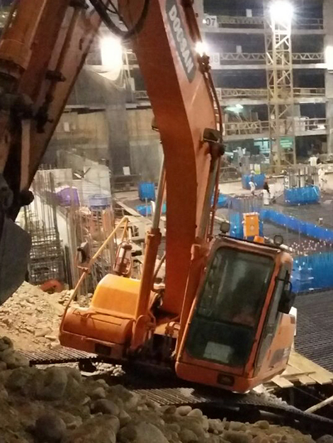 We use modern machines